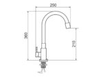 Смеситель РМС SUS124GY-016F — изображение 4